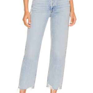 Agolde Light Blue Straight Leg Jeans